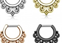 Septumpiercing smykker